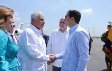 Llegada de Mulino a Ecuador. Foto: Presidencia