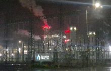 El incidente ocurrió de manera simultánea mientras se registraba una interrupción del servicio eléctrico en el área.