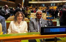 El presidente José Raúl Mulino junto a la primera dama, Maricel Cohen de Mulino. Foto: Cortesía