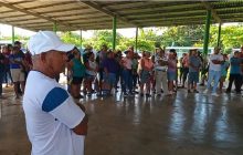 Los miembros de las comunidades advirtieron que si en un mes no hay una solución al deficiente suministro eléctrico, aseguró que las comunidades recurrirán a una medida de mayor presión: el cierre de la vía Interamericana en el cruce de Ocú. Foto. Melquíades Vásquez