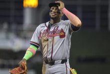 Ronald Acuña Jr, jugador de los Bravos de Atlanta. Foto: EFE