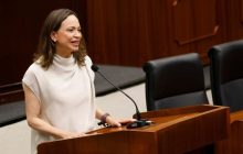 La líder opositora venezolana y premio Nobel de la Paz, María Corina Machado. Foto: EFE