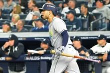 Víctor Mesa Jr. pegó un cuadrangular en el triunfo de loa Rays sobre los Yankees. Foto: Instagram