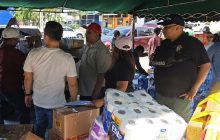 La junta comunal de Barrio Colón, en La Chorrera, también mantiene operativo un centro de acopio. Foto. Eric Montenegro