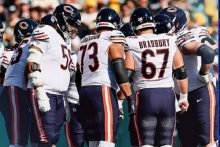 Jugadores de los Chicago Bears. Foto: EFE