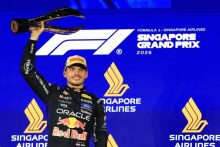 Max Verstappen se impuso en Singapur. Foto: EFE