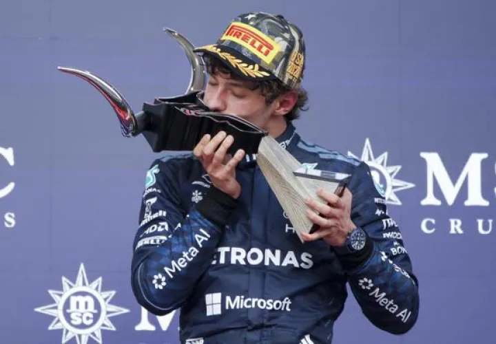 El piloto de Mercedes, Andrea Kimi Antonelli. Foto:EFE