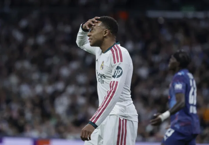  Kylian Mbappé es delantero del Real Madrid. Foto: EFE 