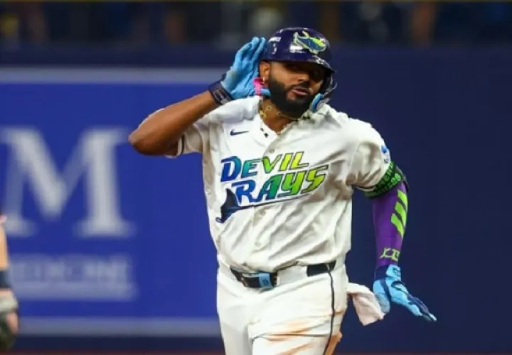 El dominicano Junior Caminero, de los Rays. Foto: Instagram