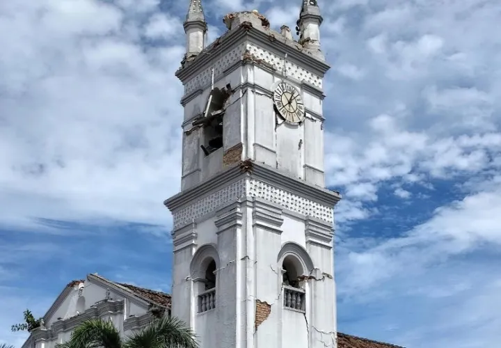 Iglesia San Atanasio de La Villa de Los Santos. Foto: Thays Domínguez