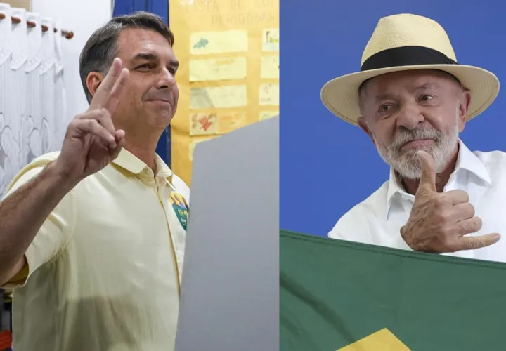 Lula y Bolsonaro se juegan este domingo la presidencia. Foto: EFE