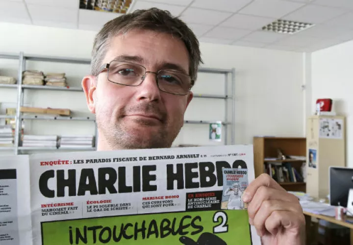 Stephane Charbonnier, director del diario. Foto/ AP