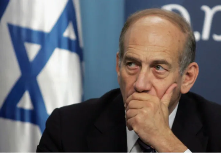 Ehud Olmert, exprimer ministro israelí. 