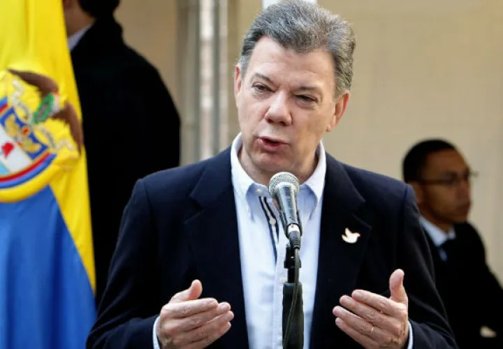 Juan Manuel Santos, presidente de Colombia. Foto/ EFE