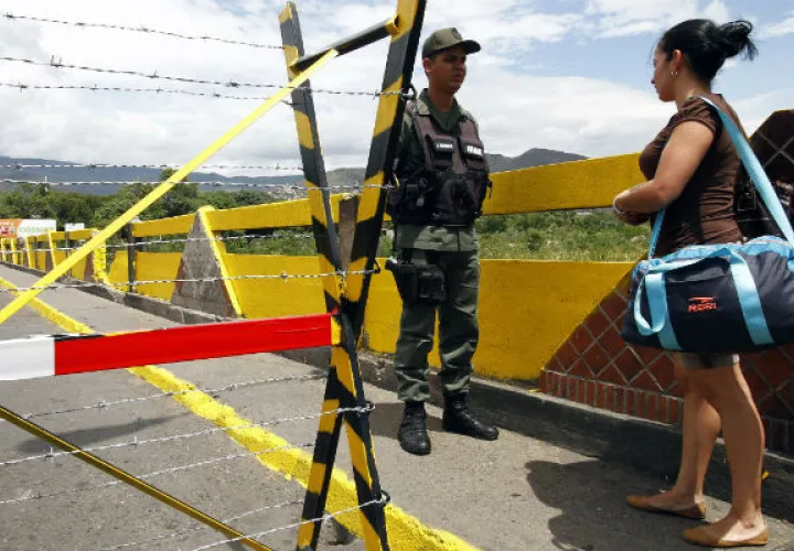 Frontera entre Colombia y Venezuela. Foto/ EFE