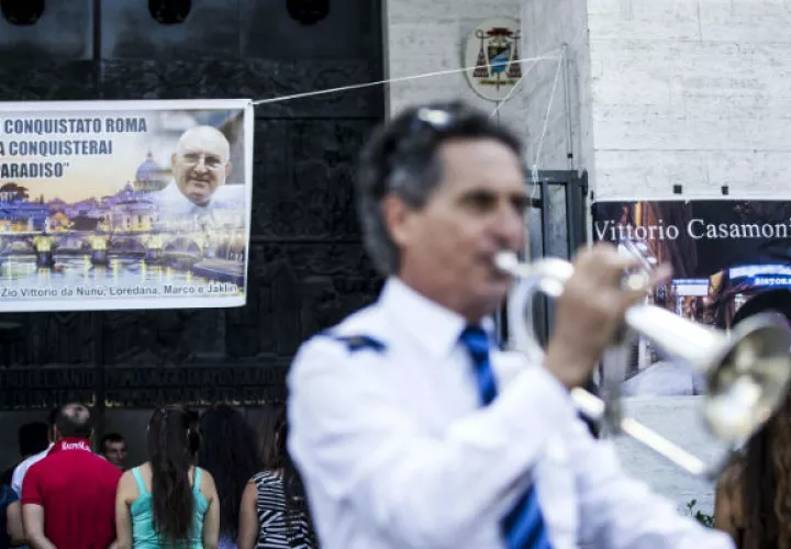 Tocaron música de "El Padrino". Foto/ AP