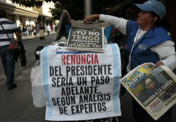 Anuncian el paro nacional den Guatemala. Foto/ EFE