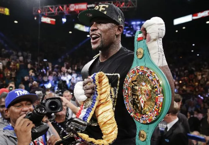 Floyd Mayweather anunció su retiro en el mes de septiembre.  / Archivo