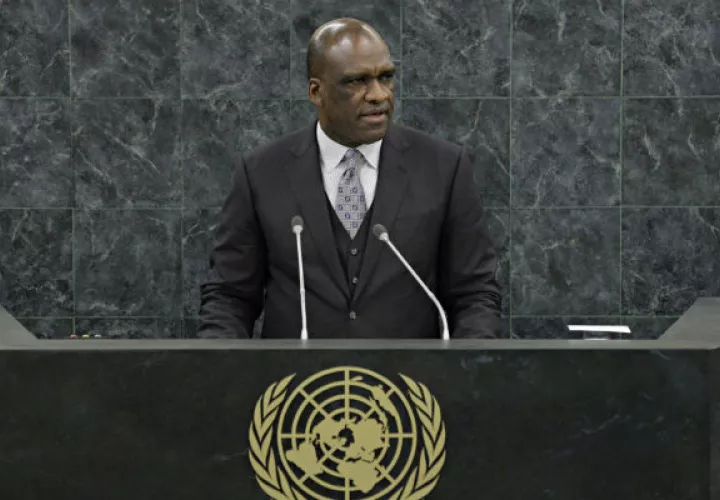 John Ashe, expresidente de la Asamblea General de la ONU. Foto/ EFE