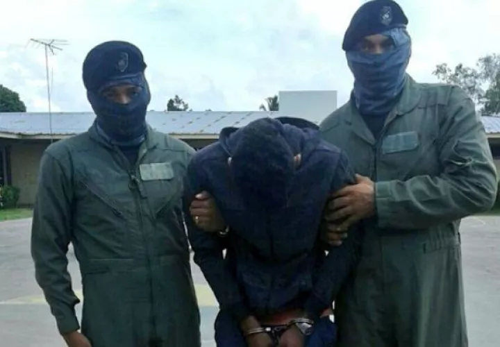  Momento en que capturó a Jaén Chérigo.