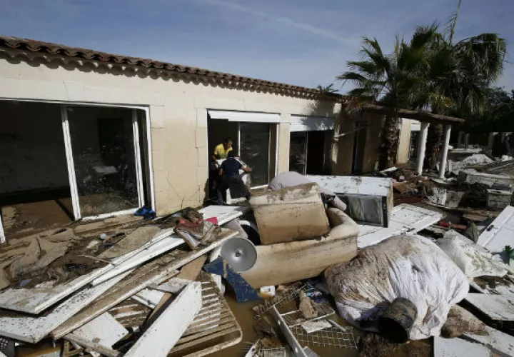 Vivienda afectada. Foto/ AP