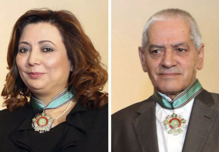 Wided Bouchamaoui y Houcine Abbassi Foto/ EFE