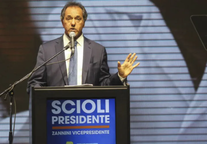Daniel Scioli, candidato oficialista. Foto/ EFE