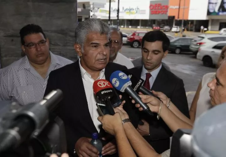 José Raúl Mulino fue detenido luego de tres días de indagatoria.   / Víctor Arosemena