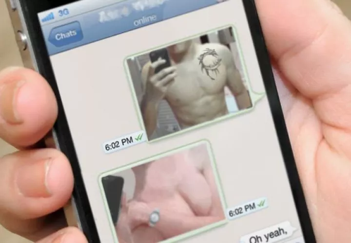 Existen varios riesgos que no se consideran al hacer 'sexting'.  / Archivos