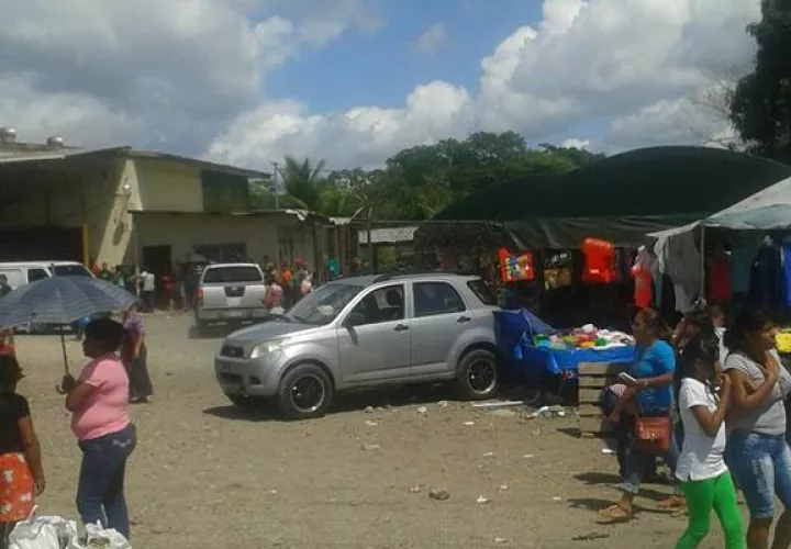 Lugar donde se registró el incidente. Foto: Delfia Cortez