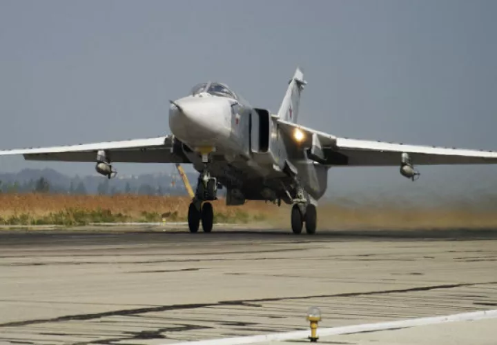 Avión de combate ruso. Foto/ AP