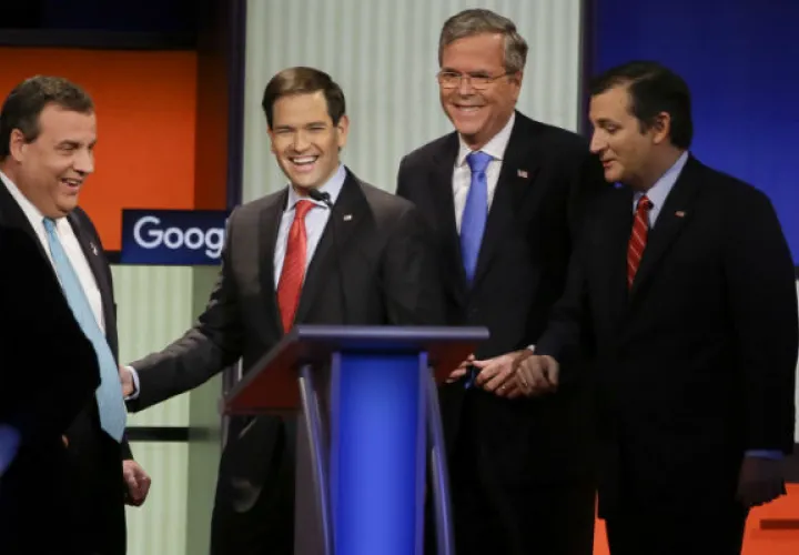 Candidatos republicanos. Foto/ AP