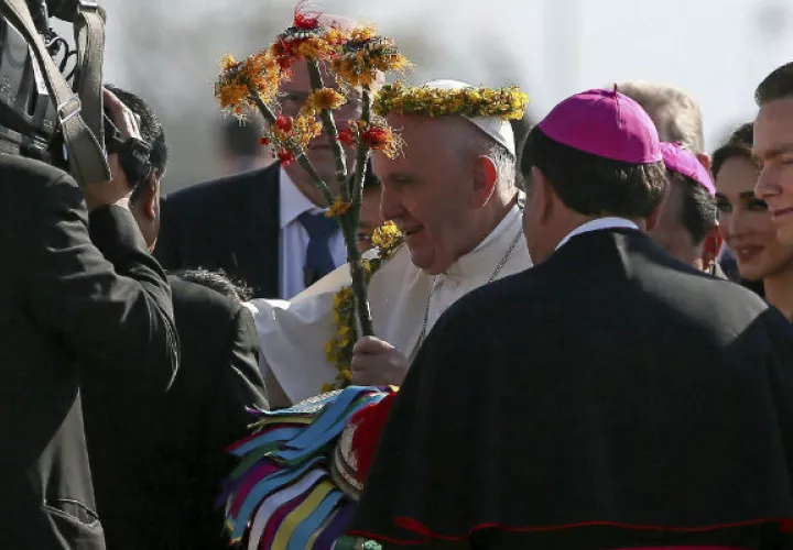 Su visita a Chiapas. Foto:EFE 