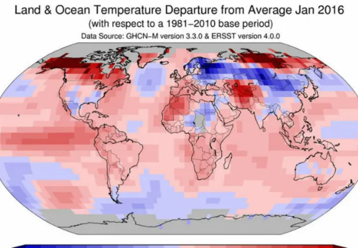 Mapa de la situación climática mundial. FOTO:AP