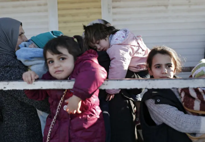 Refugiados sirios. Foto/ EFE