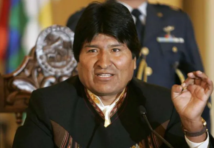 Mandatario de Bolivia, Evo Morales. Foto:EFE