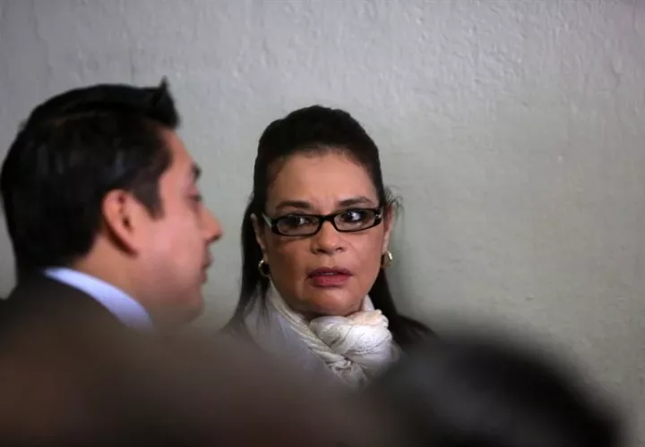 La exvicepresidenta de Guatemala Roxana Baldetti. FOTO/EFE
