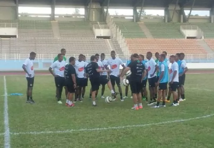 El equipo entrenó ayer en la tarde en la sede del partido. Fepafut/Cortesía