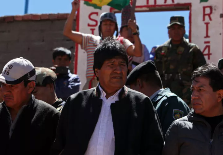 Evo Morales, presidente de Bolivia. Foto/ EFE