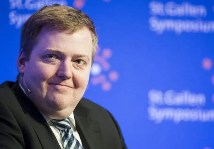 Sigmundur David Gunnlaugsson, primer ministro islandés. Foto/ EFE