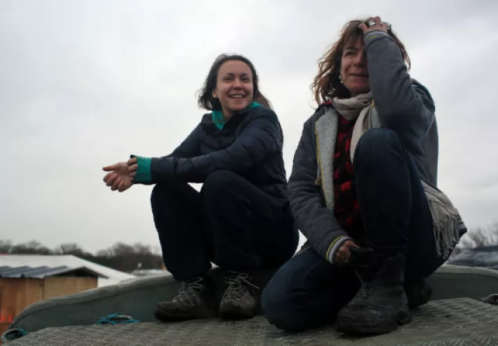  Liz Clegg (dcha) junto a su hija Inca Sorrell. Foto/ AP