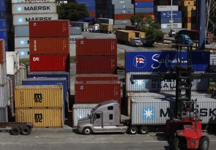 El transporte de carga en Panamá es un componente importante en la cadena de servicios logísticos. Archivo