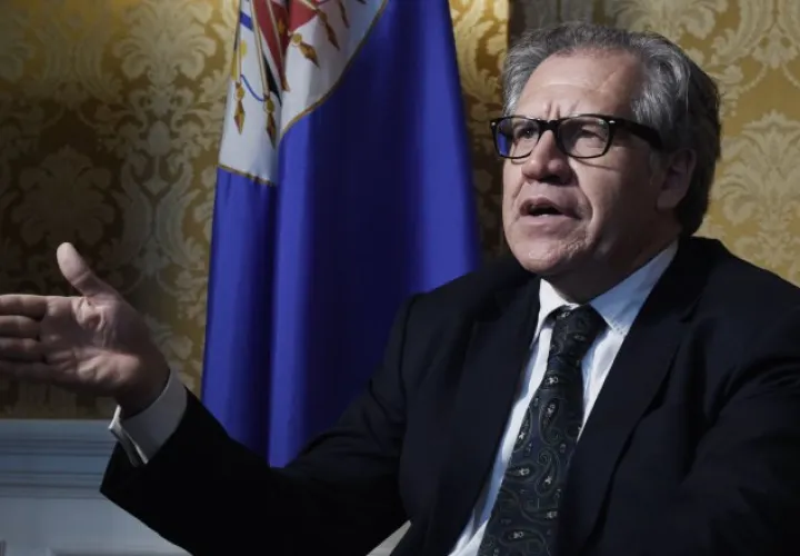 El secretario general de la OEA, Luis Almagro, habla de la situación de Venezuela. /Foto EFE