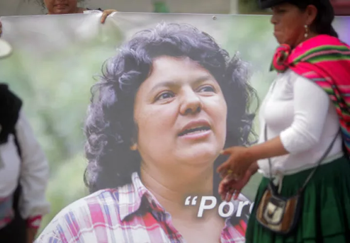 Berta Cáceres fue asesinada el pasado el 3 de marzo. Foto/ EFE