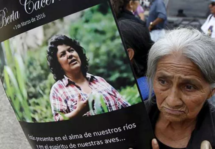 Berta Cáceres fue asesinada el pasado el 3 de marzo. Foto/ EFE