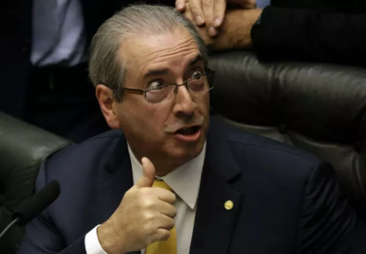 Eduardo Cunha, jefe de la Cámara baja de Brasil,