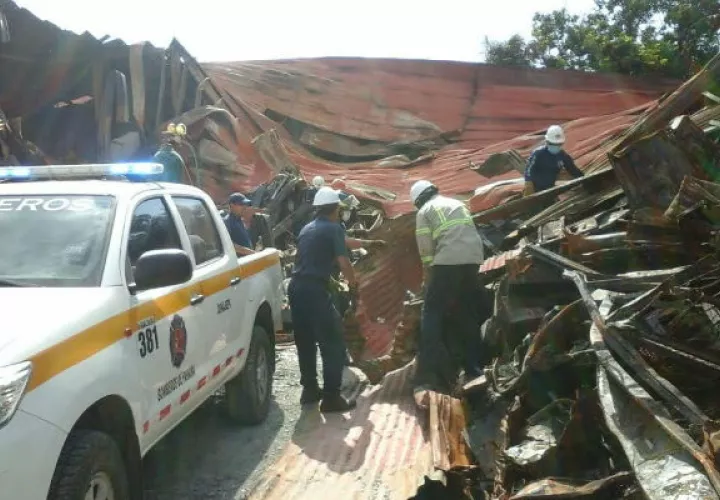 Imagen de cómo quedó el almacén. Foto: Víctor Eliseo Rodríguez 