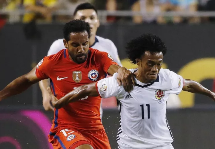 Cuadrado (11) es vital en el cuadro cafetero. /Foto AP