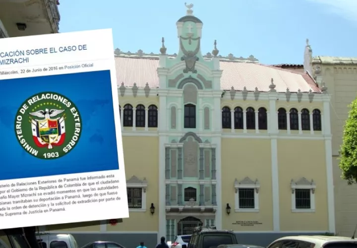 Tras la lluvia de críticas al comunicado, sorpresivamente desapareció del sitio web del Ministerio de Relaciones Exteriores, pero este lunes, "reapareció" a las 6:10 p.m. /Foto Archivo