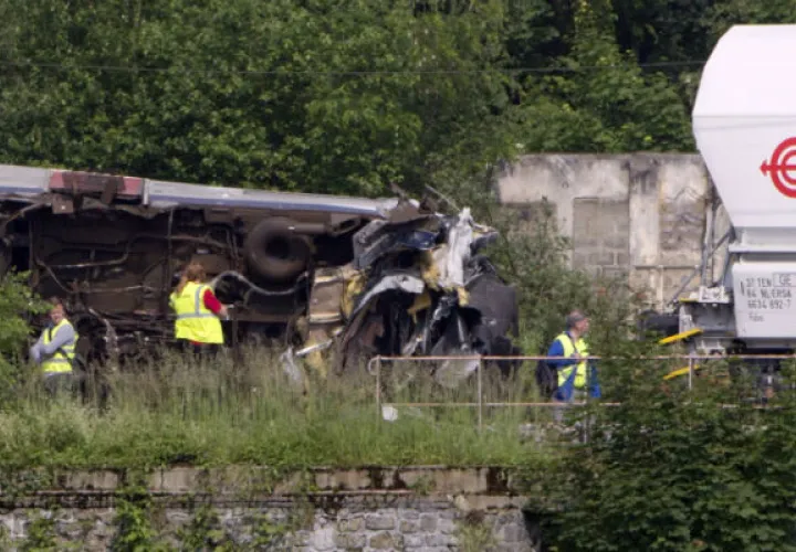 Zona del accidente. Foto/ AP